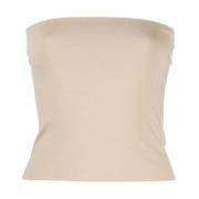 Beige Top met Stijl Brunello Cucinelli , Beige , Dames