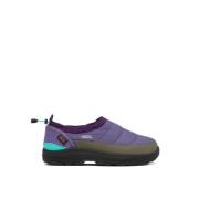 Paarse Mesh Sneakers met Gewatteerd Ontwerp Suicoke , Purple , Heren