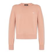 Trui met ronde halslijn Dsquared2 , Pink , Dames