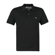 Slim Fit Polo Shirt - Zwart Lacoste , Black , Heren