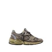 Zwarte Leren Dad Sneakers Golden Goose , Multicolor , Dames