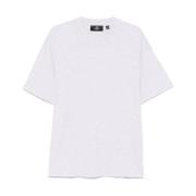 Oversize Jersey Katoenen T-shirt met R Borduurwerk Represent , White ,...