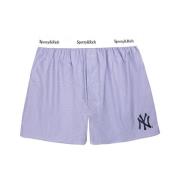 Yankees Serif Boxer Blauw Gestreept Katoen Sporty & Rich , Purple , He...