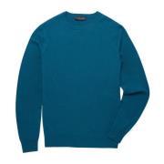 Lamswol Crew-Neck Sweater Brooks Brothers , Blue , Heren