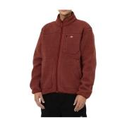 Zachte fleecejas met popcornmotief Dickies , Red , Heren