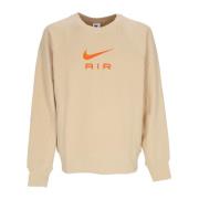 Lichtgewicht Crewneck Sweatshirt Air French Terry Nike , Beige , Heren