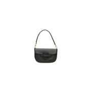 Stijlvolle Tote Tas Poche Paris , Black , Dames