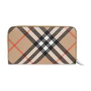 Portemonnee met ruitpatroon Burberry , Beige , Heren