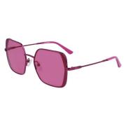 Multicolor Metalen Zonnebril Karl Lagerfeld , Purple , Dames