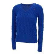 Stijlvolle Sweaters Collectie Polo Ralph Lauren , Blue , Dames