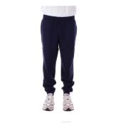 Blauwe Live Broek met Verstelbaar Koord Lacoste , Blue , Heren