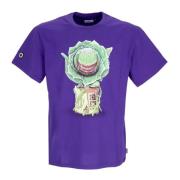 Paarse Heren Tee met Feed Mee Print Octopus , Purple , Heren