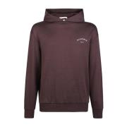 Giza Cotton Hoodie Sweater Eleventy , Brown , Heren