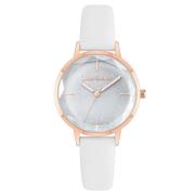 Wit Polipriel Horloge, Roze Kast, Grijze Wijzerplaat Juicy Couture , W...