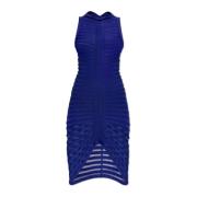 Kanten jurk Alaïa , Blue , Dames