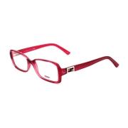 Multicolor Dames Plastic Frame Bril Fendi , Red , Dames