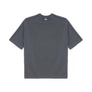 Korte mouwen Overlock T-shirt - Duifbruin Gr10K , Gray , Heren