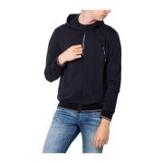 Zwarte katoenen hoodie lente/zomer collectie Armani Exchange , Black ,...