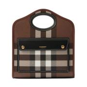 Stijlvolle Tassen Collectie Burberry , Brown , Dames