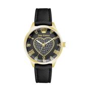 Zwarte Polipriel Horloge Juicy Couture , Black , Dames