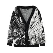 Zwarte Gebreide Vest Dames Herfst/Winter Collectie Desigual , Black , ...