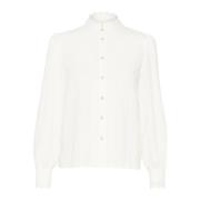 Sneeuwwitte Pofmouw Blouse Cream , White , Dames