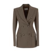 Wollen jas voor buitenactiviteiten Sportmax , Brown , Dames