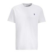 Wit Katoenen Oversized T-Shirt Polo Ralph Lauren , White , Heren