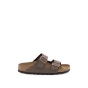 Arizona Slides met smalle pasvorm Birkenstock , Brown , Dames