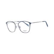 Blauwe Aviator Metalen Optische Frames Ana Hickmann , Blue , Dames