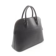 Pre-owned Leather handbags Hermès Vintage , Black , Dames