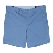 Slim Fit Katoenen Shorts met Zakken Polo Ralph Lauren , Blue , Heren