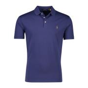 Donkerblauw poloshirt met korte mouwen Polo Ralph Lauren , Blue , Here...