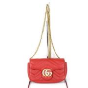 Pre-owned Leather gucci-bags Gucci Vintage , Red , Dames