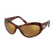 Harsframe zonnebril met lens Ralph Lauren , Brown , Dames