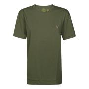 Casual Katoenen T-shirt Jersey Polo Ralph Lauren , Green , Heren