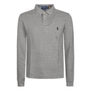 Klassieke Polo Shirt Polo Ralph Lauren , Gray , Heren