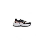 Hedendaagse Zwart & Wit Polyester Sneakers Armani Exchange , Multicolo...