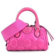 Pre-owned Leather gucci-bags Gucci Vintage , Pink , Dames