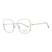 Gouden Vierkante Metalen Optische Frames Ana Hickmann , Yellow , Dames