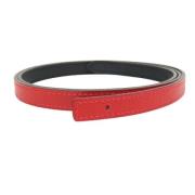 Pre-owned Leather belts Hermès Vintage , Red , Dames