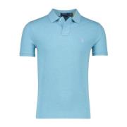 Lichtblauw poloshirt met korte mouwen Polo Ralph Lauren , Blue , Heren