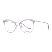 Roze Butterfly Half-Rim Metalen Montuur Ana Hickmann , Pink , Dames