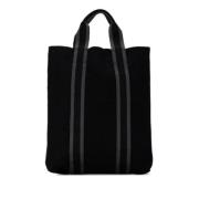 Pre-owned Canvas totes Hermès Vintage , Black , Dames