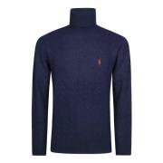 Wollen Coltrui Polo Ralph Lauren , Blue , Heren