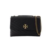 Leather shoulder-bags Tory Burch , Black , Dames