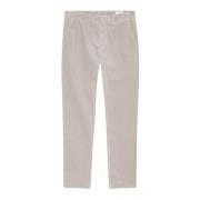 Corduroy Broek Fog met Stretch Nn07 , Gray , Heren