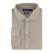 Casual Grijs Shirt Katoen NorHeren Pasvorm Polo Ralph Lauren , Gray , ...