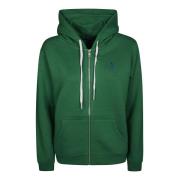 Hoodie met volledige rits Polo Ralph Lauren , Green , Dames