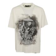 Klassiek Wit T-shirt voor Mannen Represent , White , Heren